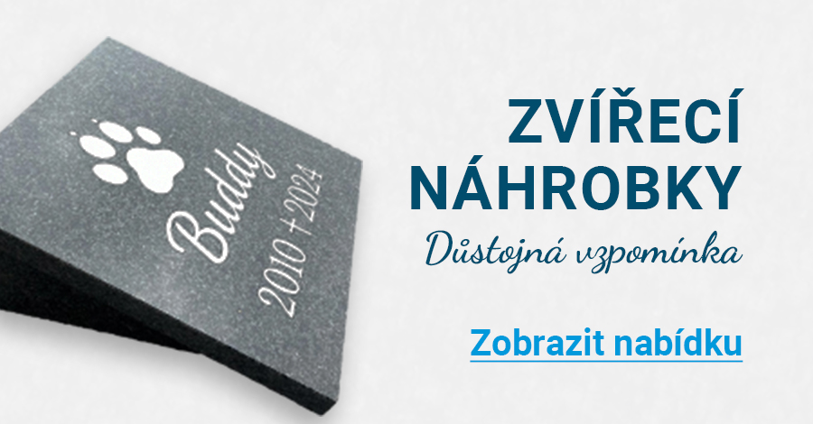 Banner - Zvířecí náhrobky